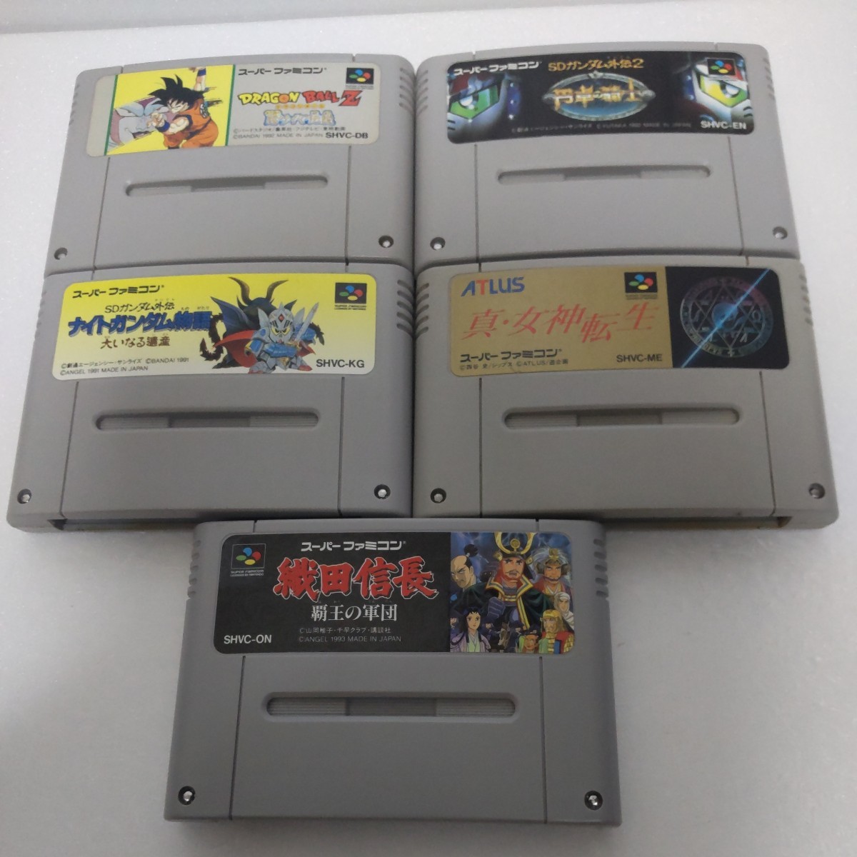 超レア品　廃盤　「ザ・ファミリー」 スーパーファミコンソフト、5本セットです。【ドラゴンボールz 超