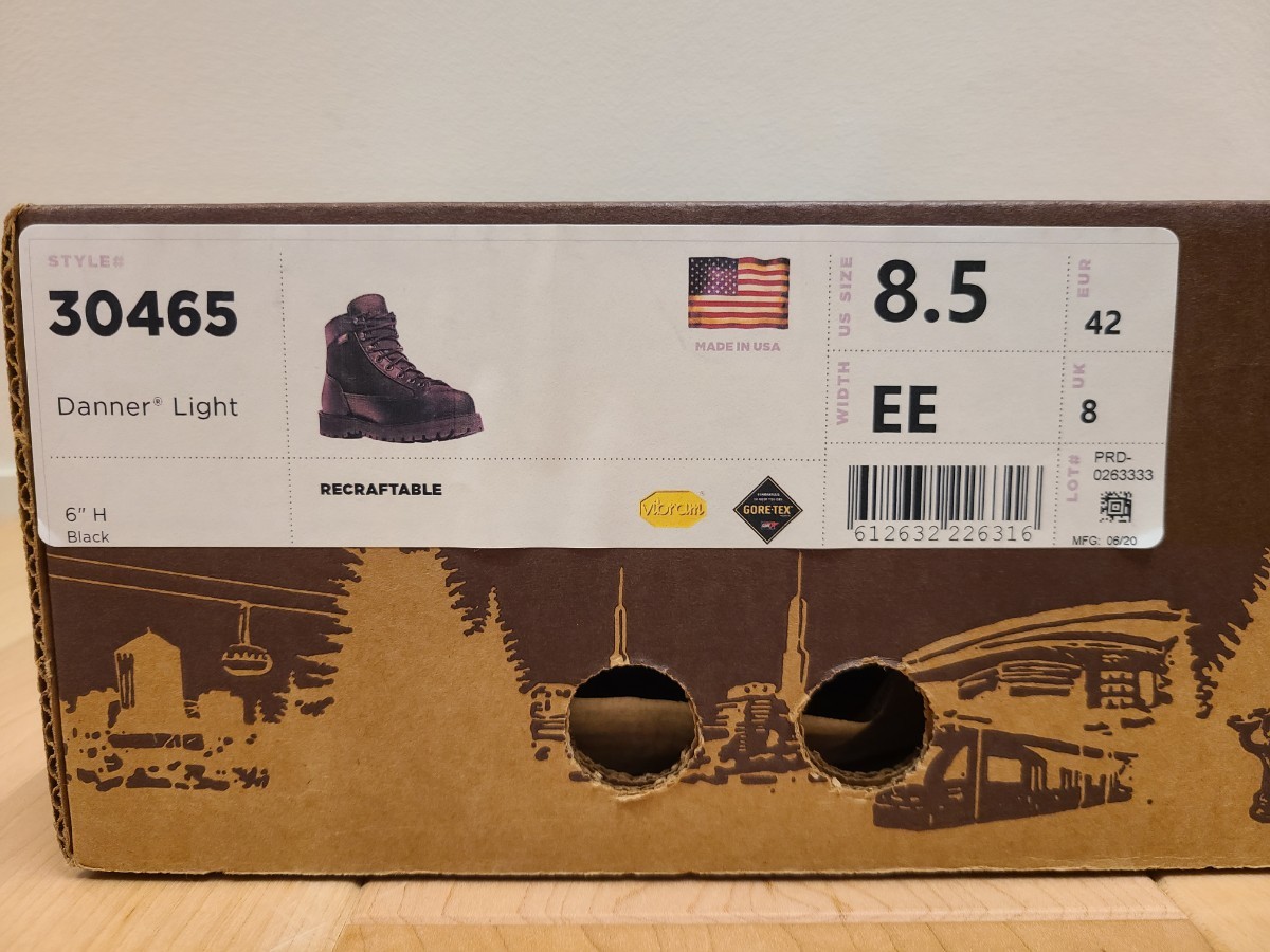 Danner Light US8.5 ダナー ライト 26.5cm 現行モデル 30465 純正 