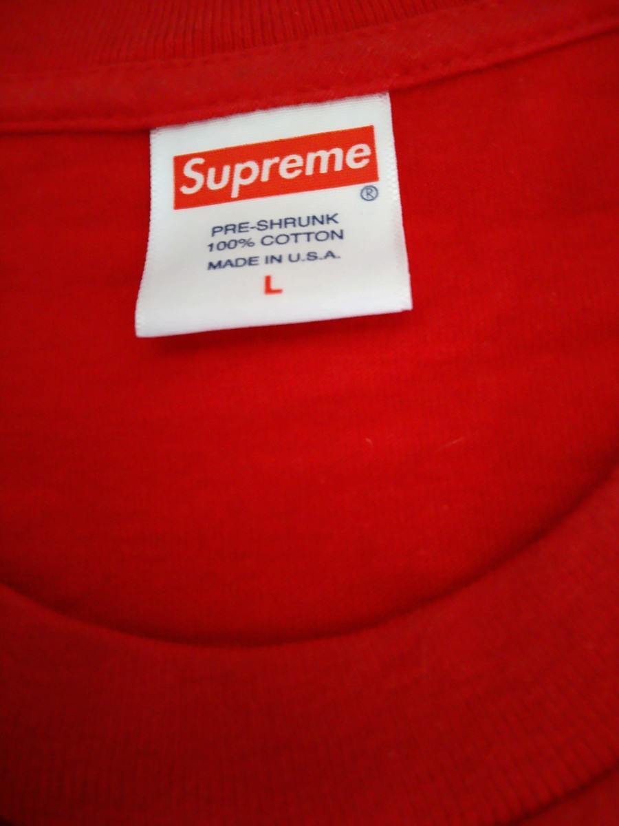 シュプリーム 20ss Naomi Tee RED L Supreme シュプリーム 20SS Naomi