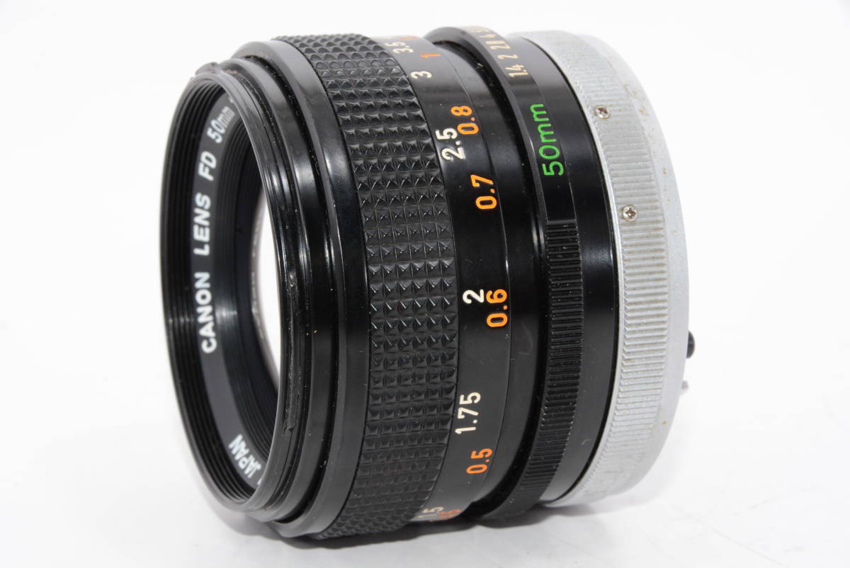 外観並級】キャノン CANON FD 50mm F1.4 S.S.C マニュアル レンズ #a11044