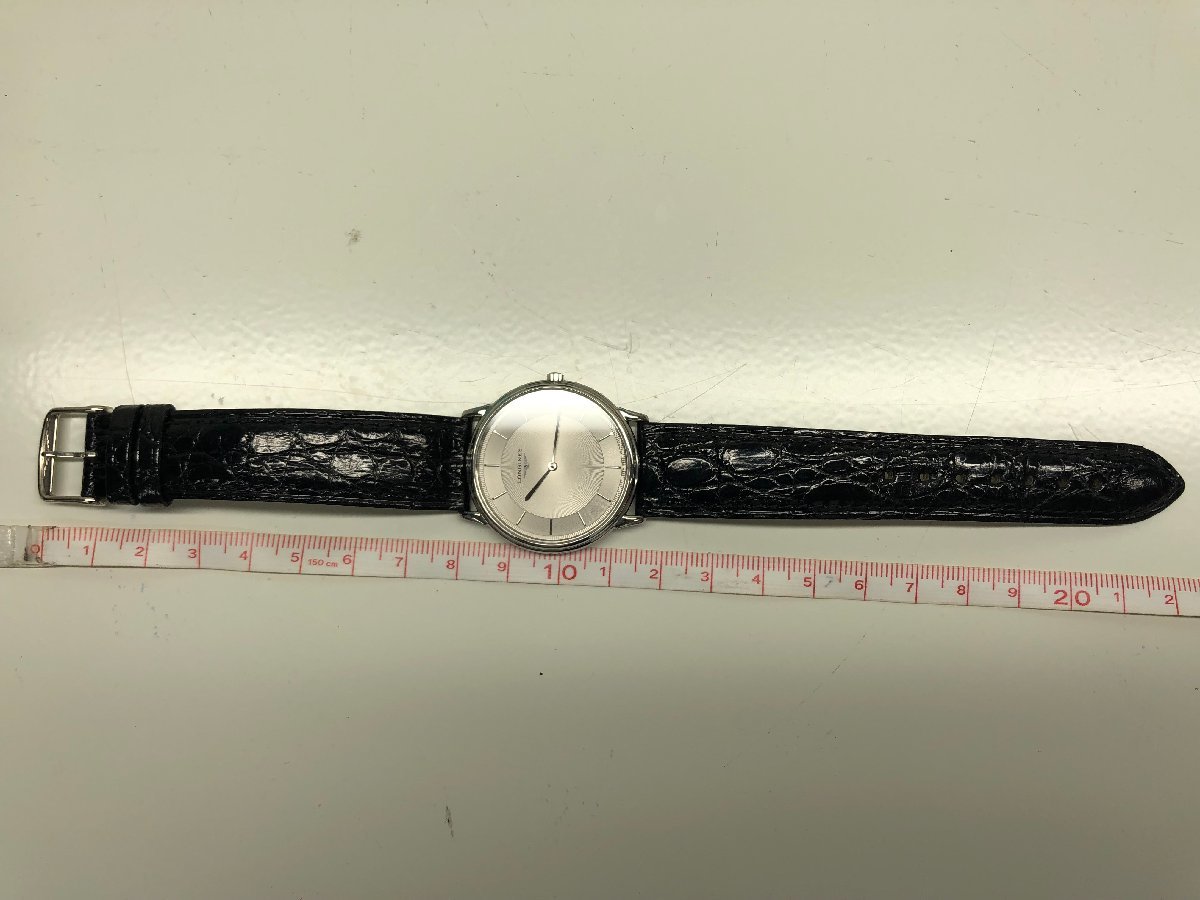 稼動品 LONGINES ロンジン グランドクラシック L4.676.4 2023年7月電池交換済 クォーツ メンズ ボーイズ 腕時計 箱 ギャラ