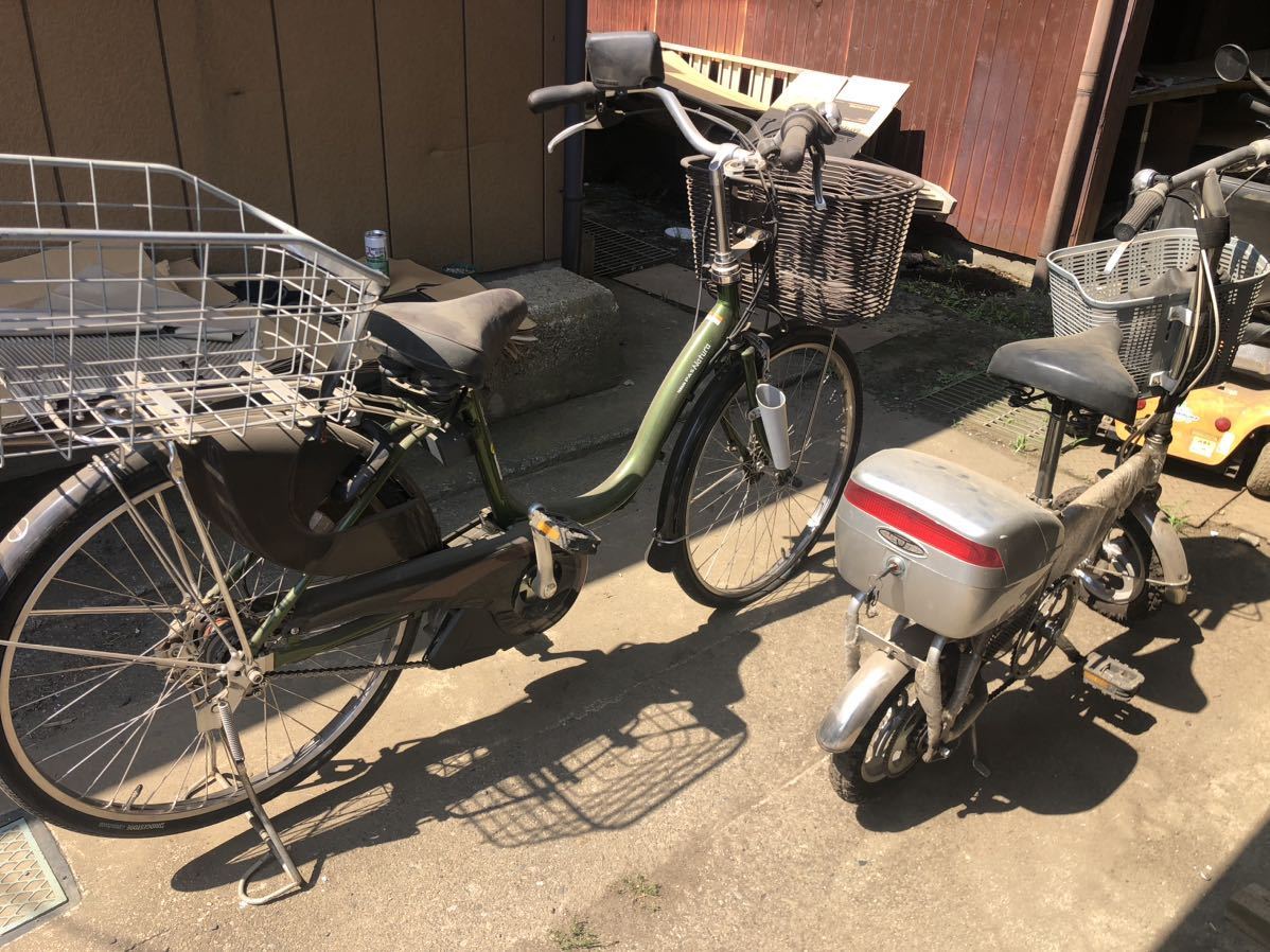 YAMAHA PAS 電動アシスト自転車 ジャンク品 電動アシスト自転車 YAMAHA PAS NATURA 他一台 ジャンク 【公式通販】