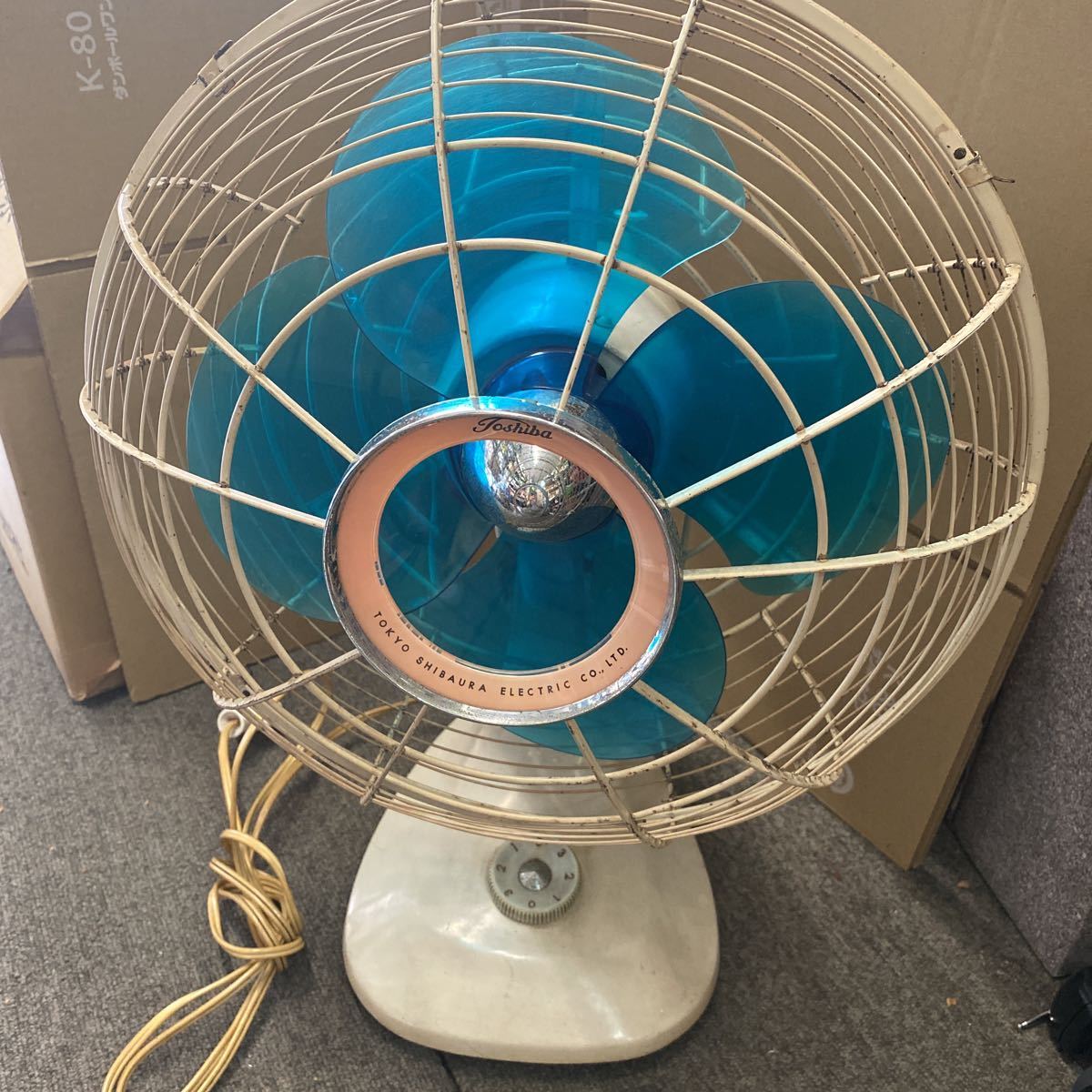 扇風機 昭和レトロ 東芝 - 30cm メルカリ LR形 当時物 Yahoo 