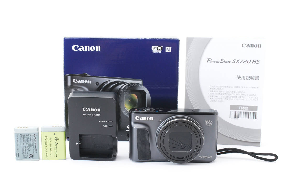 キャノン Canon PowerShot SX720 HS ブラック コンパクトデジタル