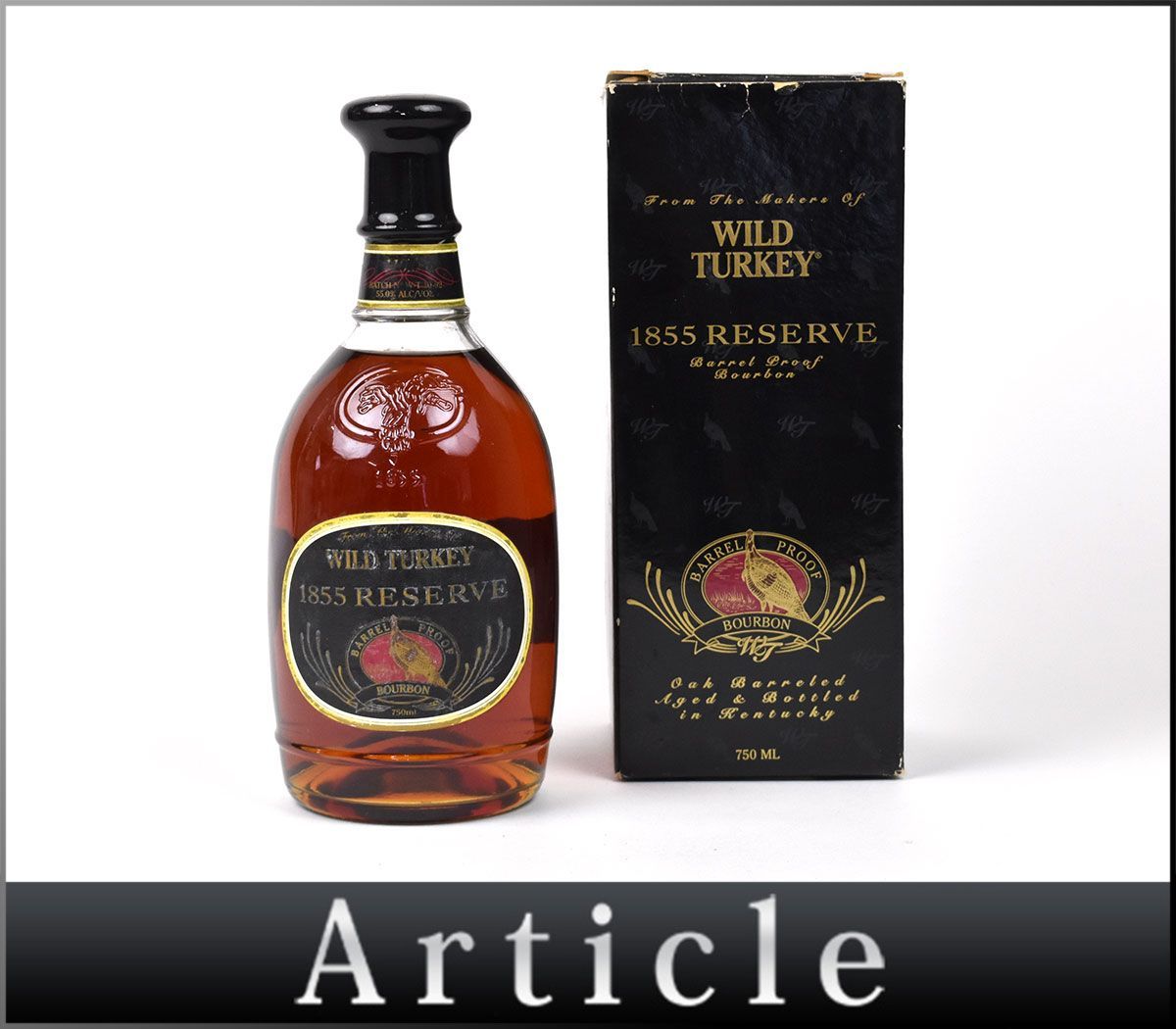古酒◇ワイルドターキー1855・リザーブ◇未開栓・箱入 ≪こちらはお酒