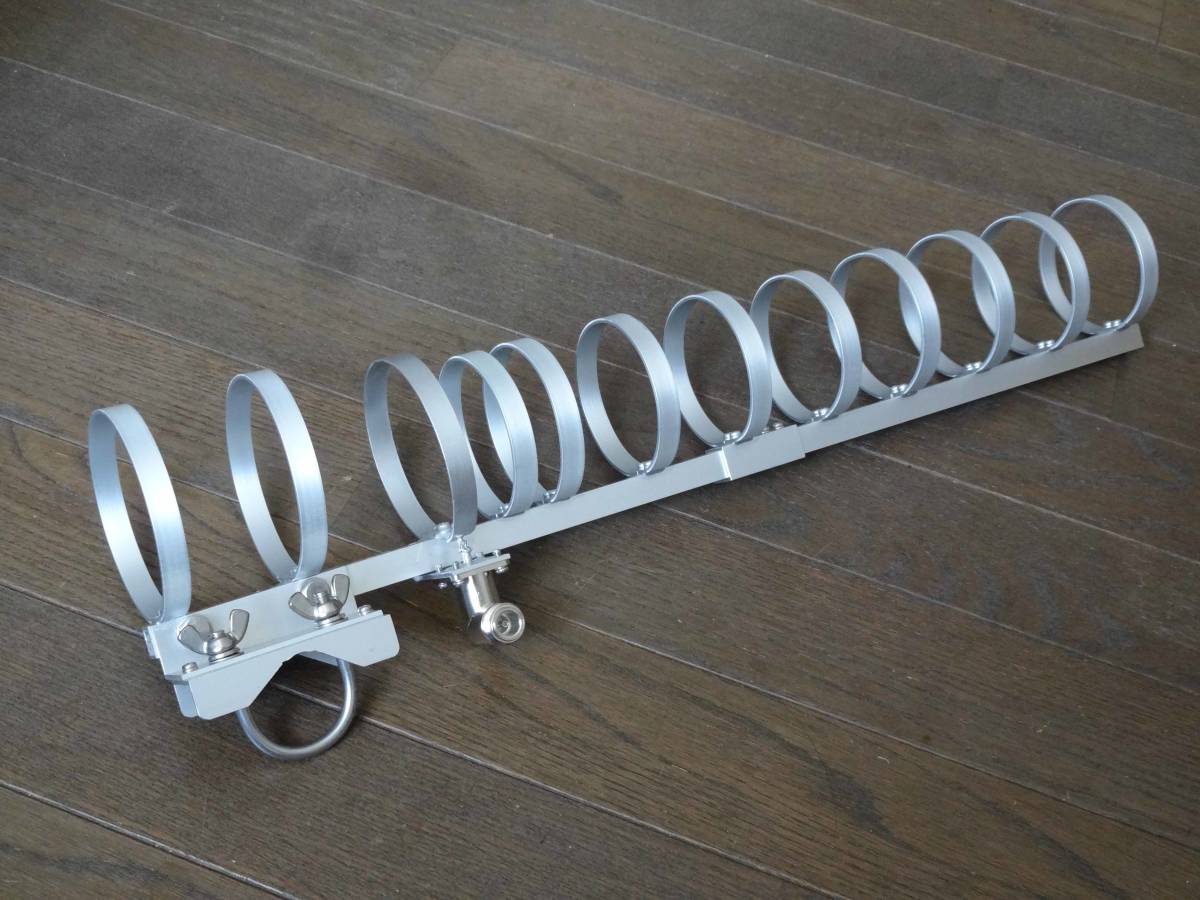 新品★ 片持ち ダブルリフレクター 高剛性 ラジエータ以外はアルミニウム製 全天候 全金属製 1200MHz用 12エレメント ループ八木アンテナ★