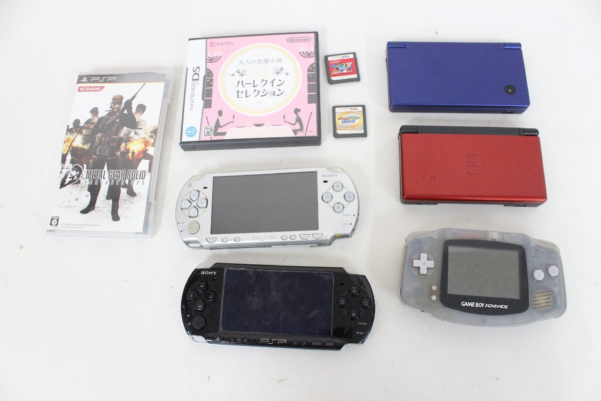 ○PSP-3000/2000 ゲームボーイアドバンス DS/Lite 本体 ソフト付 