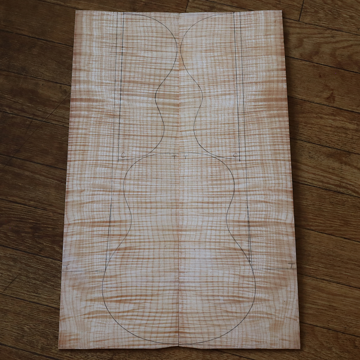 カーリーメイプル テナー用セット 1