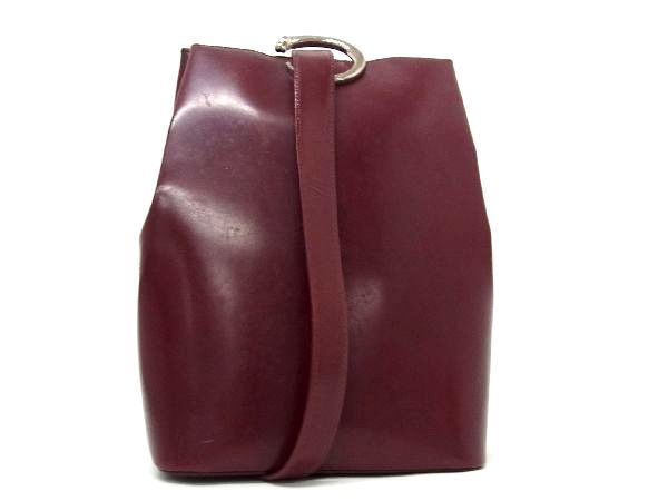 1円 Cartier カルティエ パンテール レザー クロスボディ ショルダー
