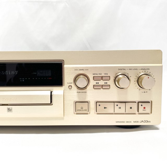 通電OK SONY MDS-JA33ES ソニー MDデッキ ミニディスク プレーヤー 