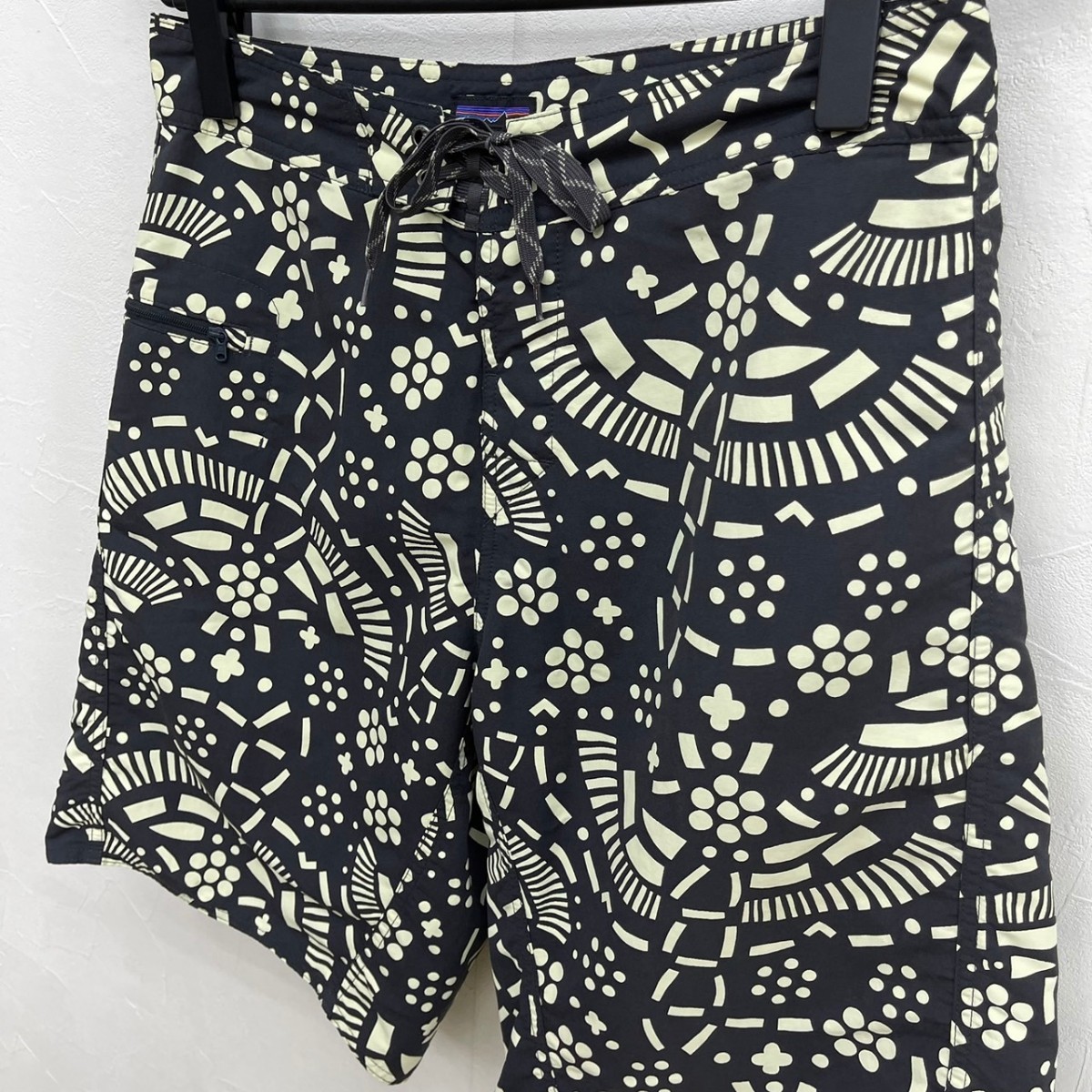 1.6 美品 patagonia パタゴニア 総柄 ナイロン サーフパンツ 31 メンズ 