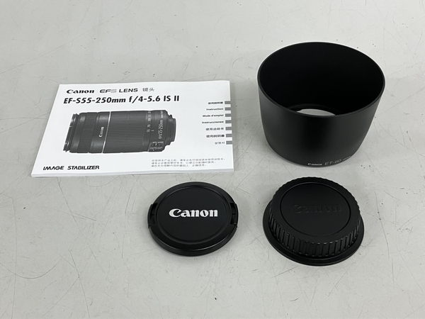 CANON ZOOM LENS EF-S 55-250mm 4-5.6 IS II カメラレンズ キャノン