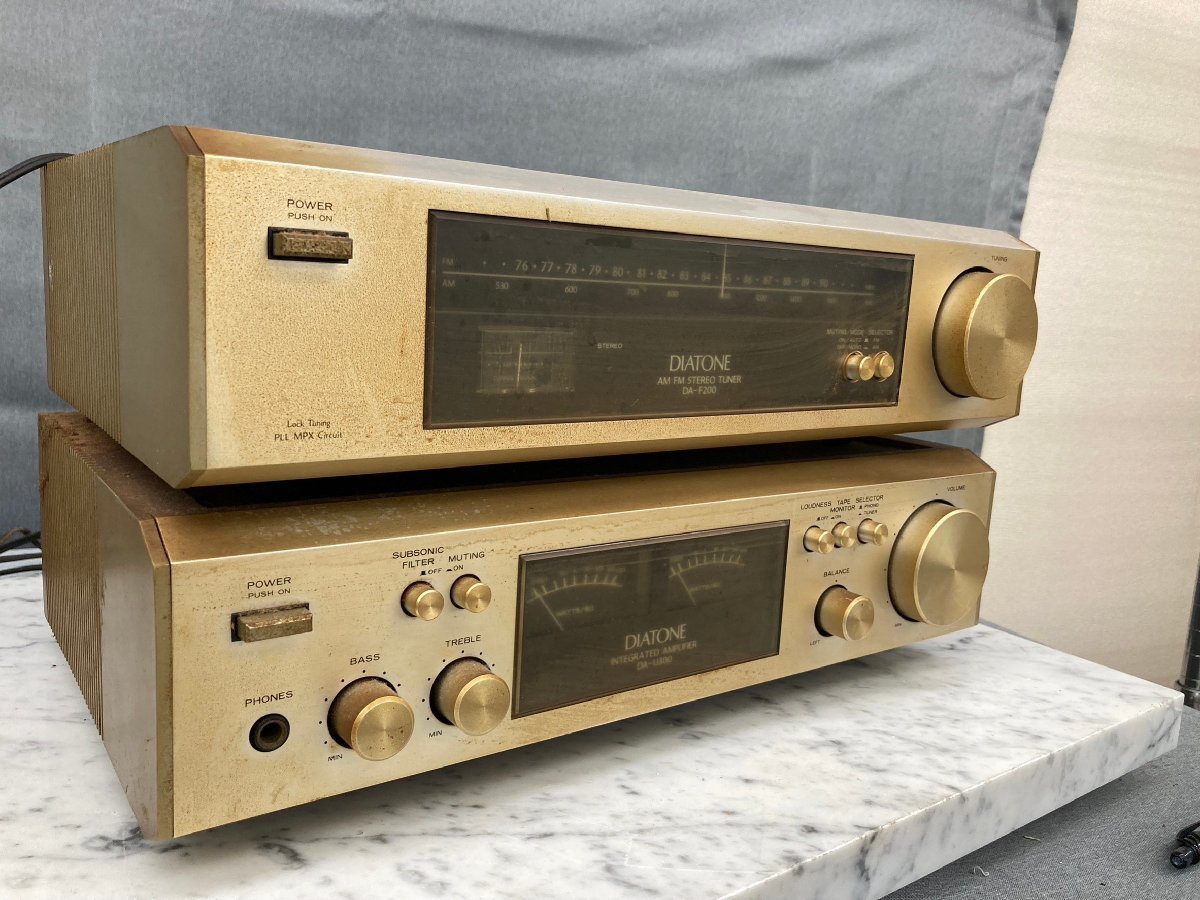 s*n様 DIATONE プリメインアンプ DA-U300 ダイヤトーン T597〇【ジャンク】DIATONE ダイアトーン DA-U300/DA-F200 プリメイン
