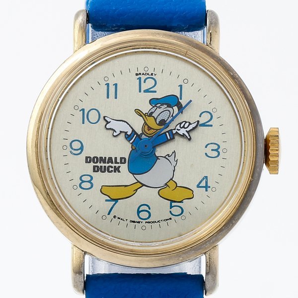BRADLEY ブラッドレイ ドナルドダック 手巻 BIRTHDAY 生誕記念 DISNEY ディズニー ビンテージ 腕時計 #33496
