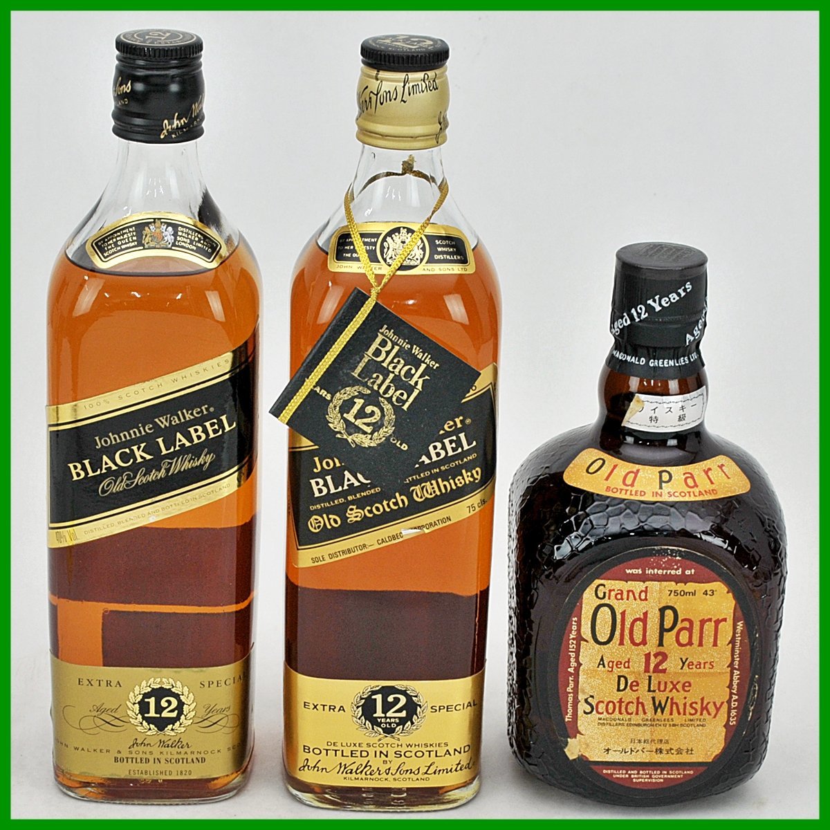 未開栓保管品◇JohnnieWalker・Old Parr ジョニーウォーカー オールド