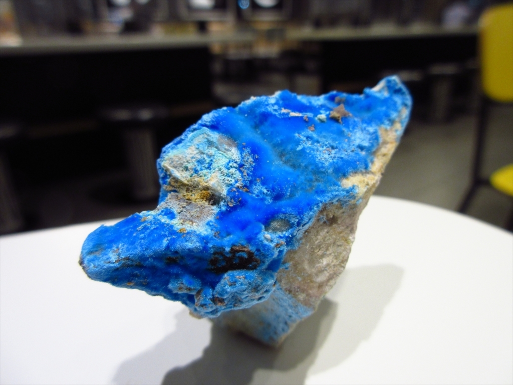 青針銅鉱 シアノトリカイト 中国産 鉱物標本