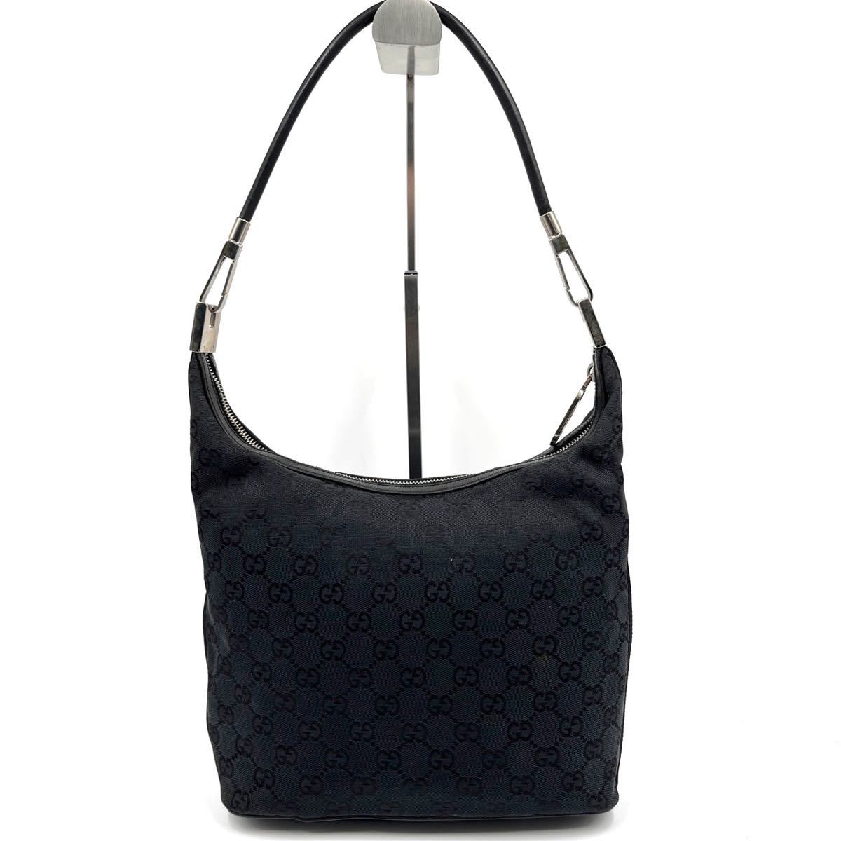 1円【美品】GUCCI グッチ 三日月型 ハーフムーン ワンショルダーバッグ 