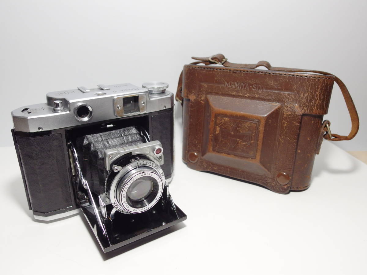 【希少】MAMIYA 6 Ⅳ型（前期型）動作品　マミヤシックス　マミヤ6　Zuiko 7.5cm F3.5 6x6判　蛇腹式　中判フィルムカメラ　中古