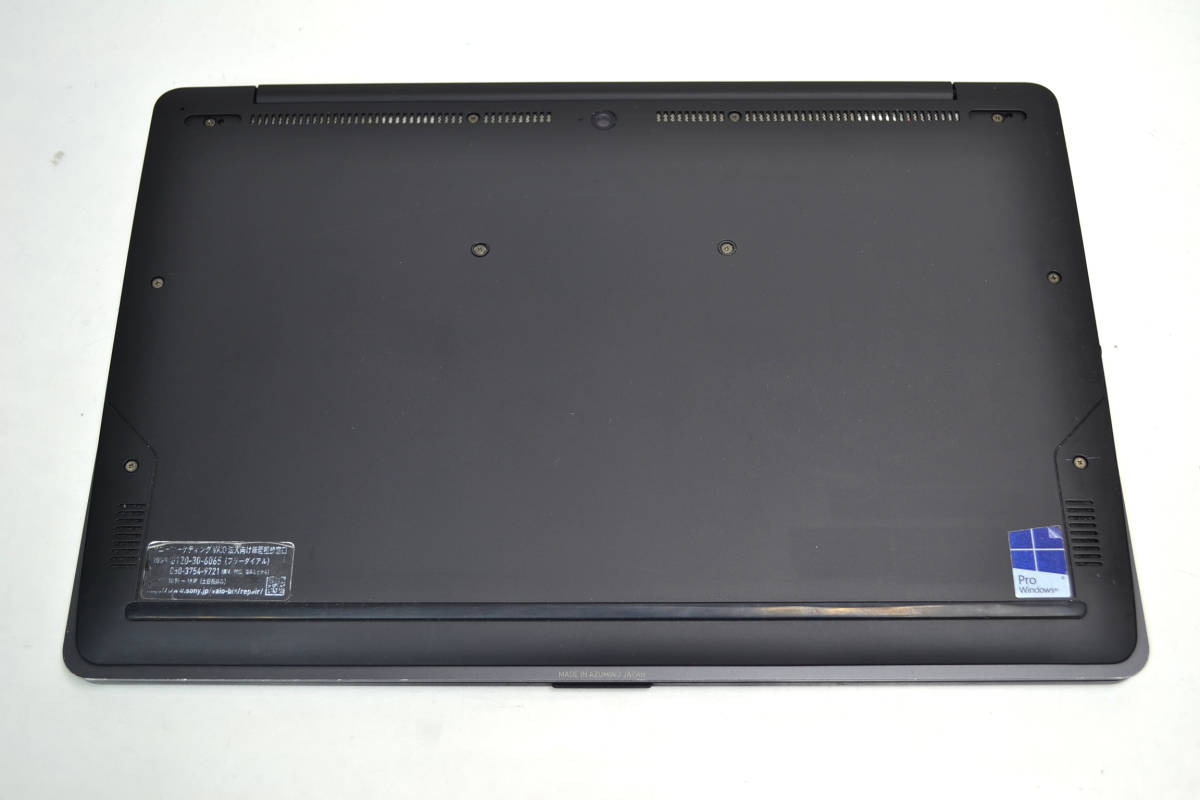 Vaio Z VJZ13BA11N Core i3-6157u メモリー8G Webカメラ Wifi 13.3WQHD 