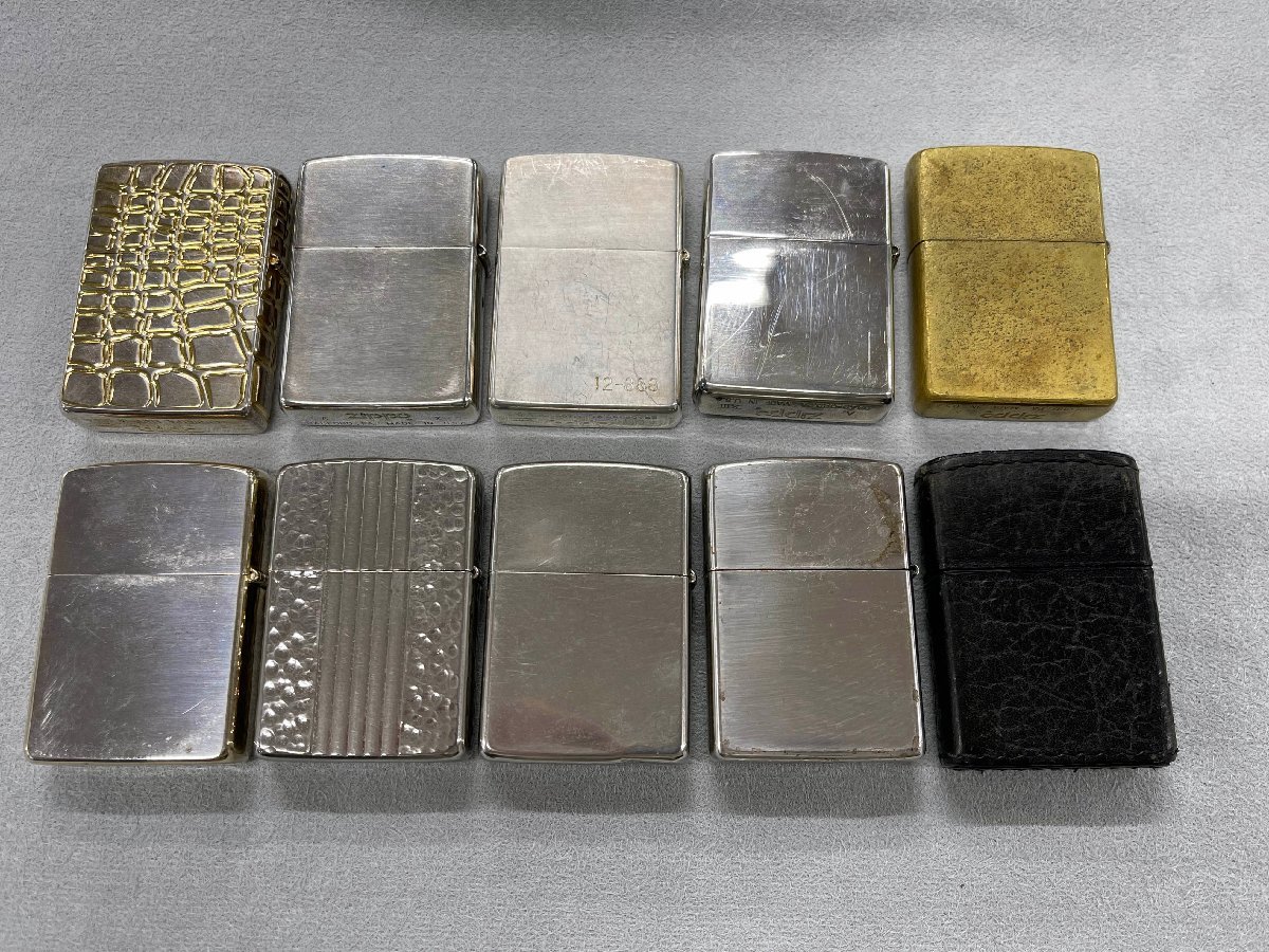 ▼中古品▼Zippoライター　10個セット　（Tribe Quest / CAPRICORN / Mr.JUNKO他） (30323070310420NM)