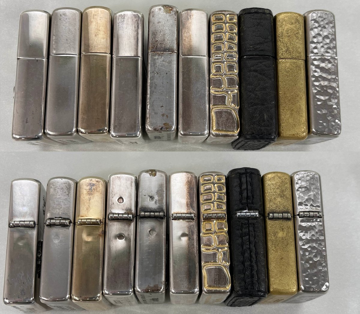 ▼中古品▼Zippoライター　10個セット　（Tribe Quest / CAPRICORN / Mr.JUNKO他） (30323070310420NM)