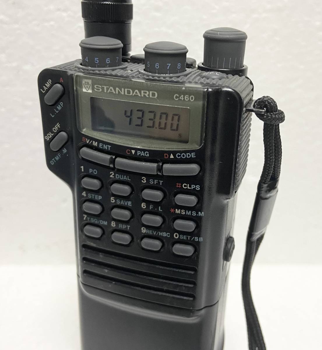 STANDARD C460 430MHz トランシーバー STANDARD C460 430MHz帯 FMトランシーバー ジャンク 出にあたり乾電池