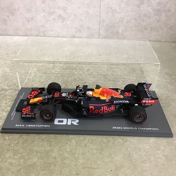 1円〜 スパーク 1/18 レッドブル RB16B アブダビGP 2021 Winner M