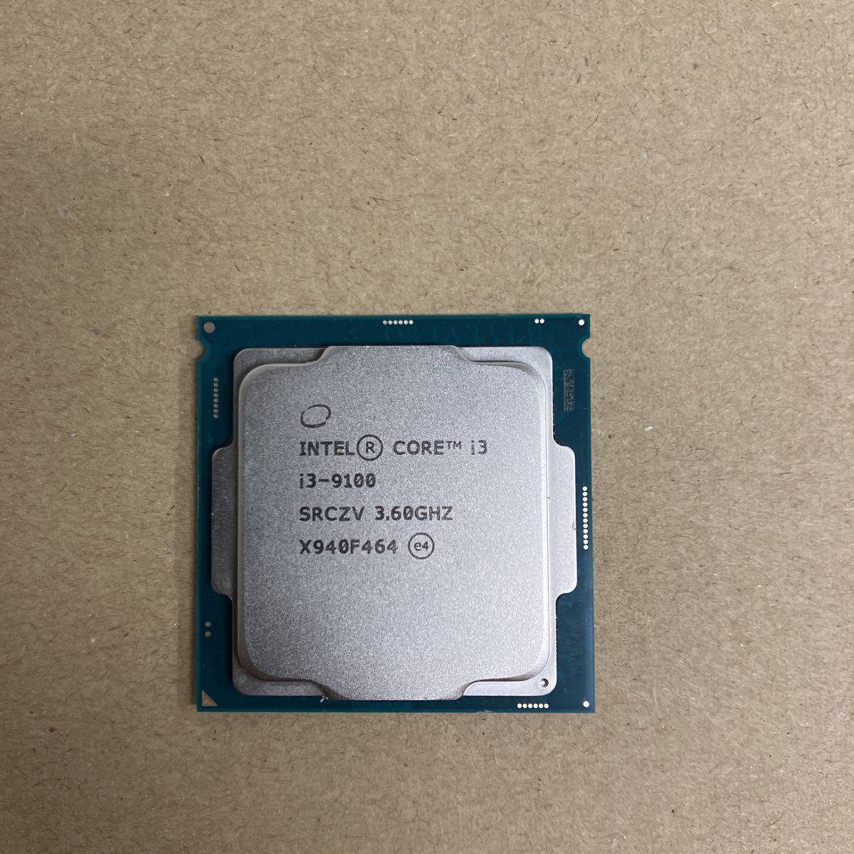 K136 Intel CPU Core i3-9100 Core i3-9100 - Generation, 3.1 Refresh