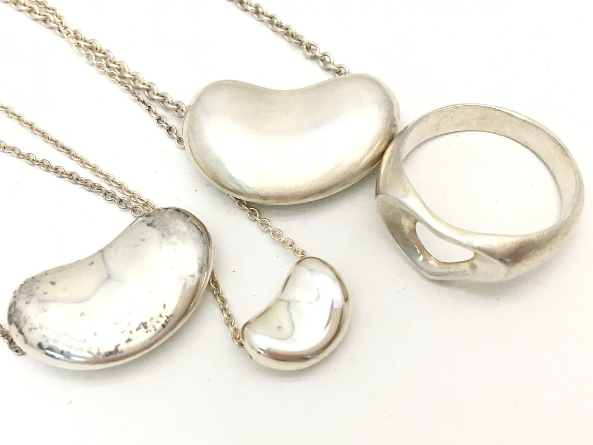 全国無料，SALE Tiffany&Co. ティファニー エルサペレッティ ビーン ネックレス/ハート シルバー 925 アクセサリー まとめ UW070435(ビーン)｜売買されたオークション情報、yahooの商品情報をアーカイブ公開 - オ ネックレス