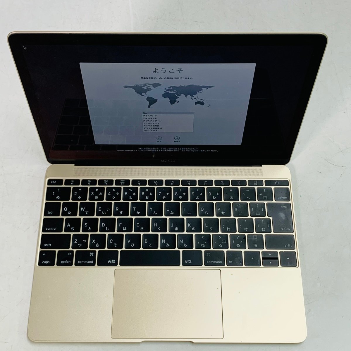 動作確認済み MacBook 12インチ (Early 2016) Core m3 1.1GHz/8GB/SSD 