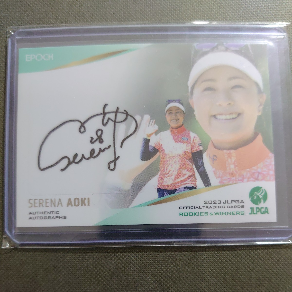 EPOCH JLPGA 青木瀬令奈　直筆サイン 青木瀬令奈 女子 ゴルフ 12枚限定 EPOCH 直筆 サイン カード JLPGA