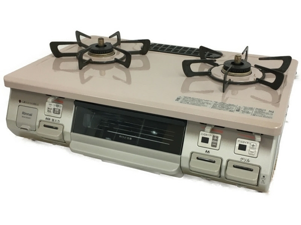 Rinnai RKGC654E7L 都市ガス ガスコンロ 2口 左強火 2021年製 リンナイ 