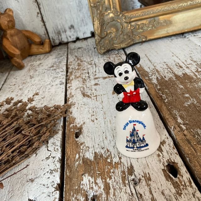 80s ヴィンテージ*Disney 東京ディズニーランド 開園当時*陶器 眉毛