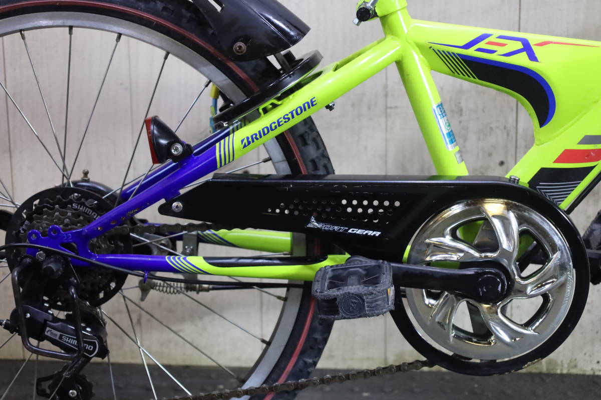ブリヂストン エクスプレスジュニアEXJ26 22型 シマノ6速 LED 子供用 