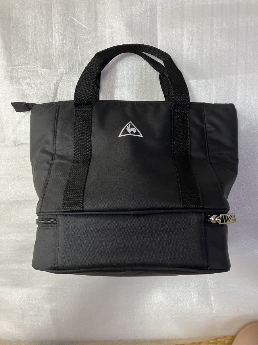 ラウンドバッグ　ルコック　QQRJA41　保冷/保温機能付　ブラック　未使用品　le coq sportif 