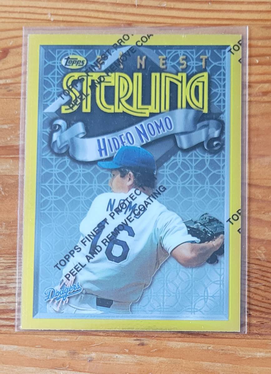 【野茂英雄】 1996 Finest 【Sterling】【Gold】 #33 Hideo Nomo