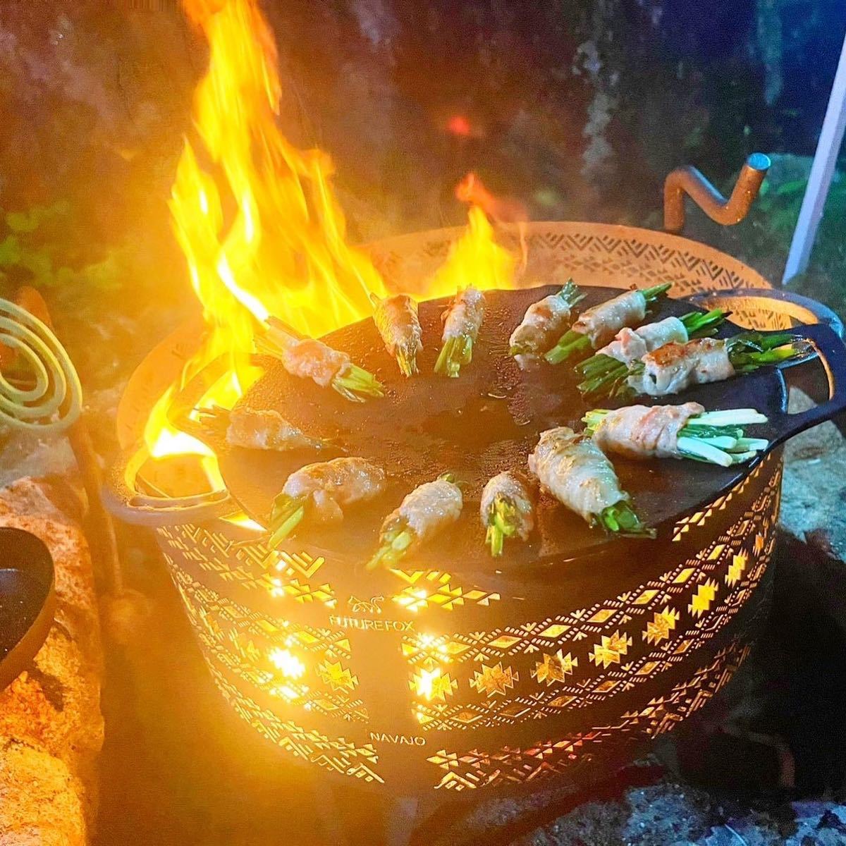 専用出品 FUTURE FOX ナバホ柄 焚き火台 FUTURE FOX】組み立て式