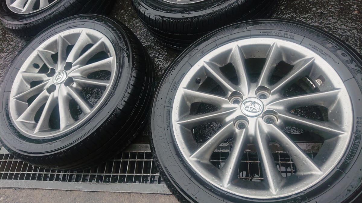 トヨタ 純正アルミホイール カローラフィールダー等々 195/55R16 9分山 