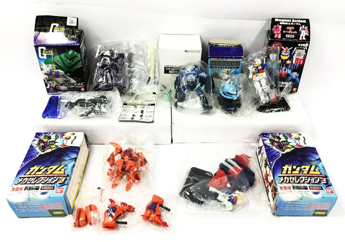 内袋未開封 6個セット ガンダムヘッド/マグネットアクション/メカ