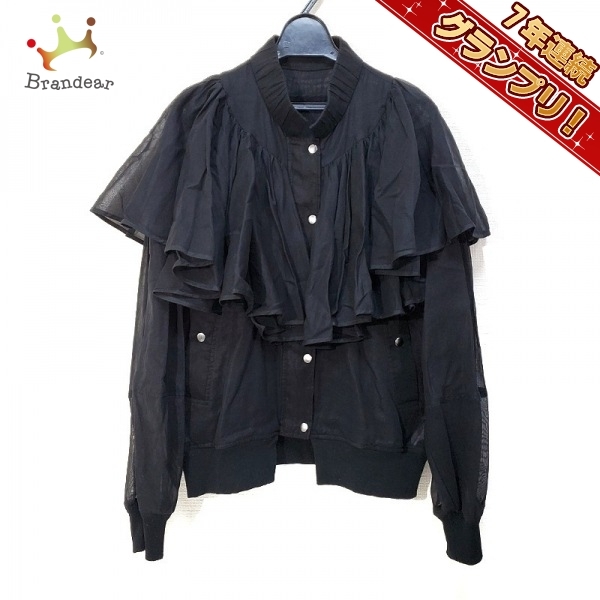 エンフォルド ENFOLD ブルゾン サイズ38 M - 黒 レディース 長袖