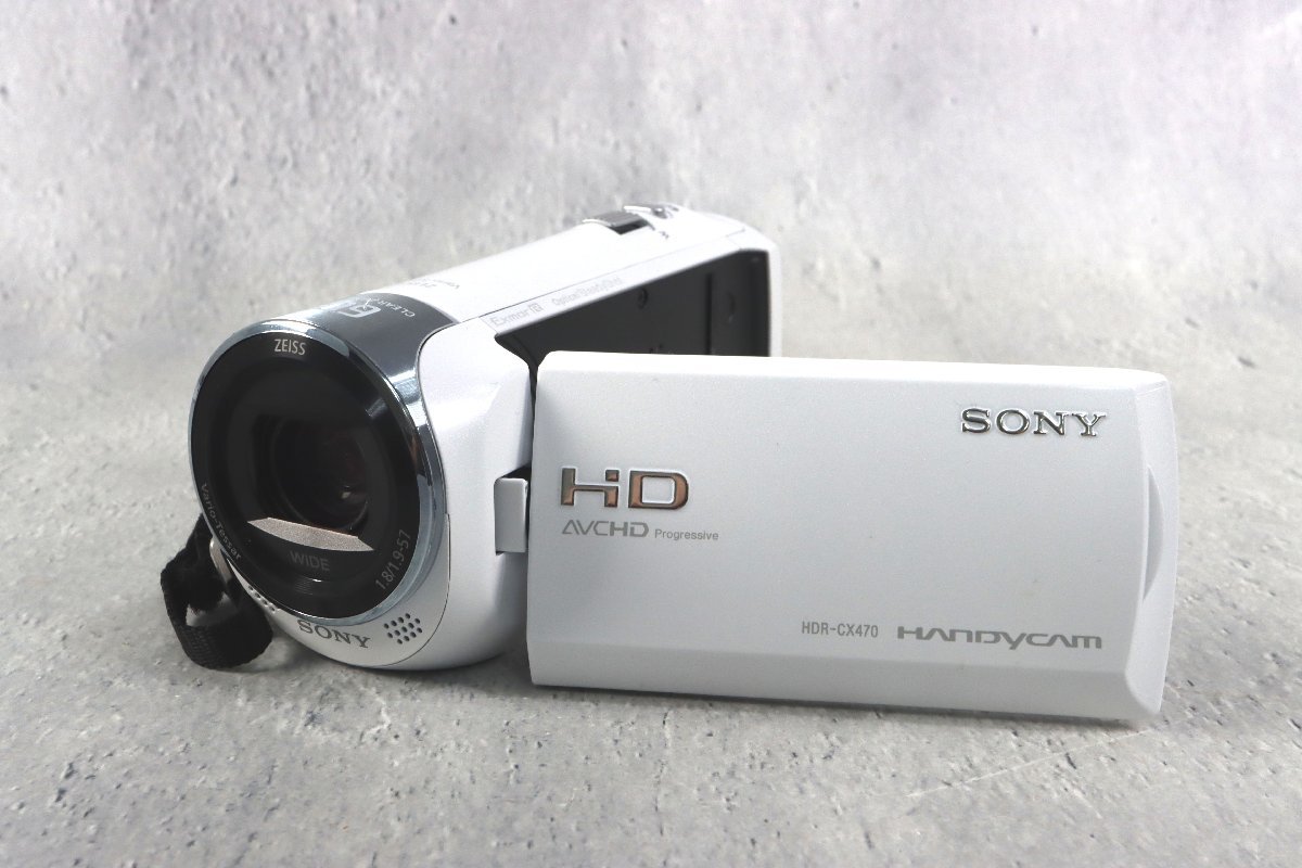 SONY ソニー HDビデオカメラ HDR-CX470 ホワイト Handycam