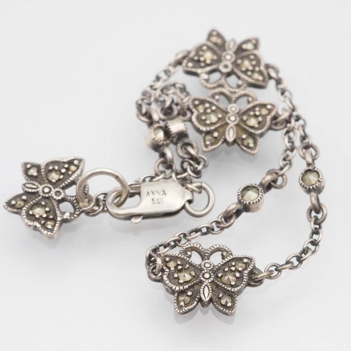 SILVER925 刻印あり アナスイ シルバー ブレスレット 日本セット