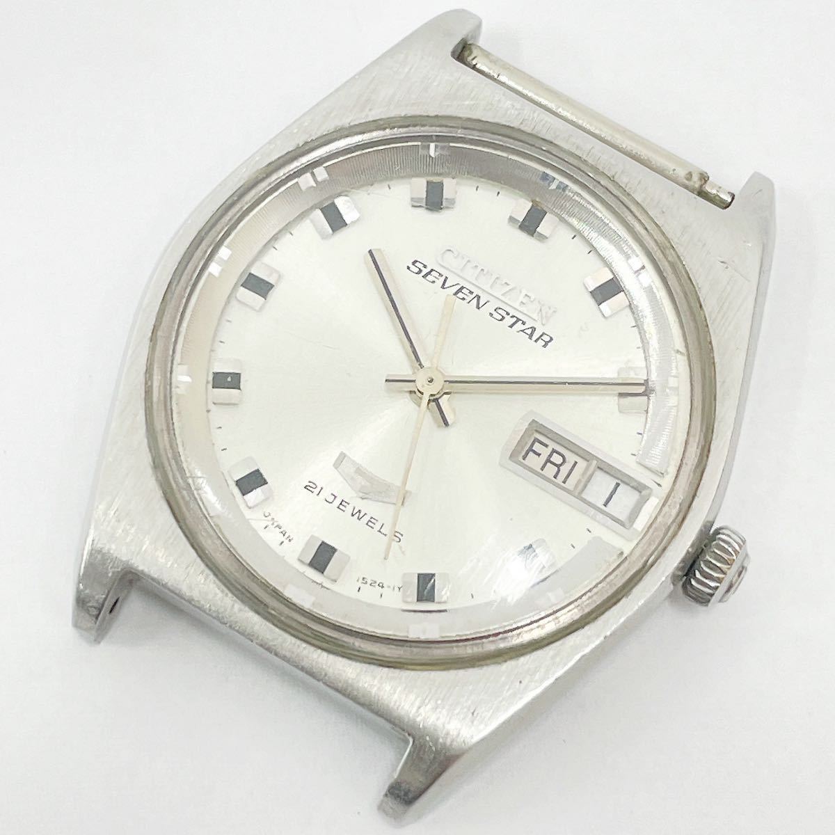 ヴィンテージ良品】CITIZEN SEVEN STAR 21石 自動巻 稼働品｜時計