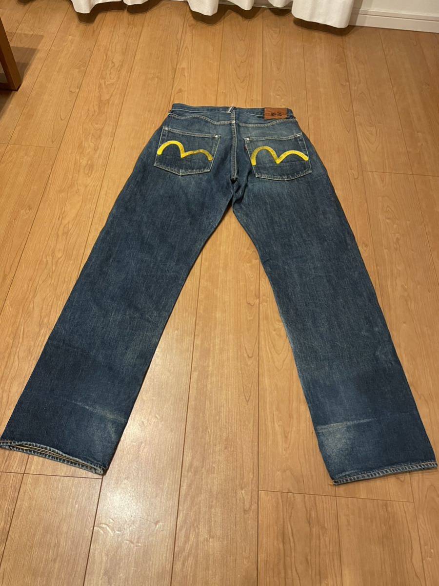 EVISU 大黒 エヴィス デニム イエロー 0 No.2 ジーンズ ビッグカモメ 