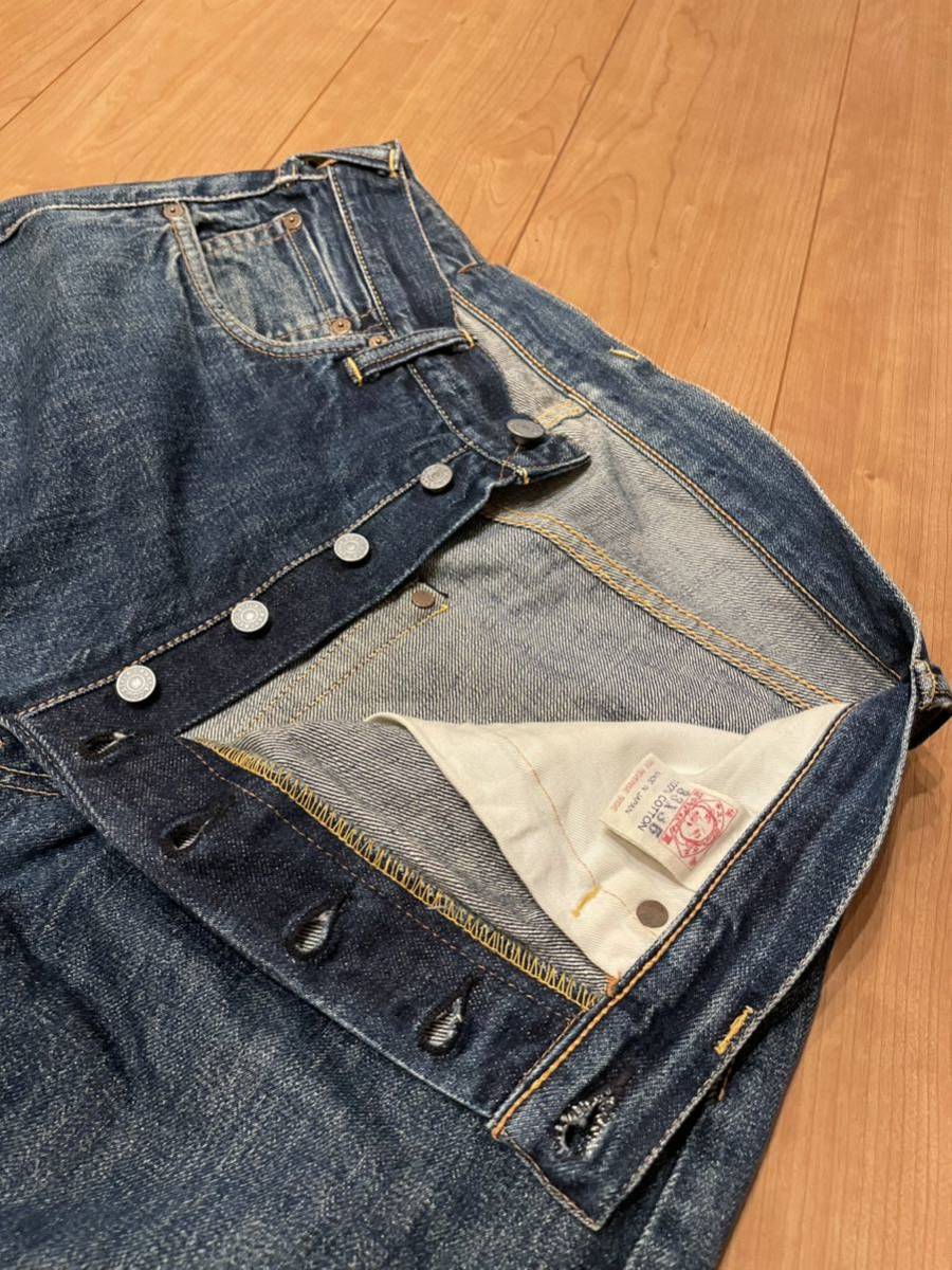 EVISU 大黒 エヴィス デニム イエロー 0 No.2 ジーンズ ビッグカモメ 
