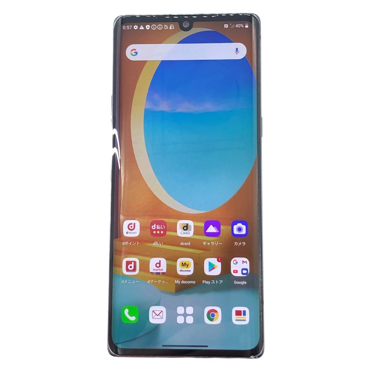 送料無料】動作確認済み docomo VELVET L-52A オーロラグレー ○端末
