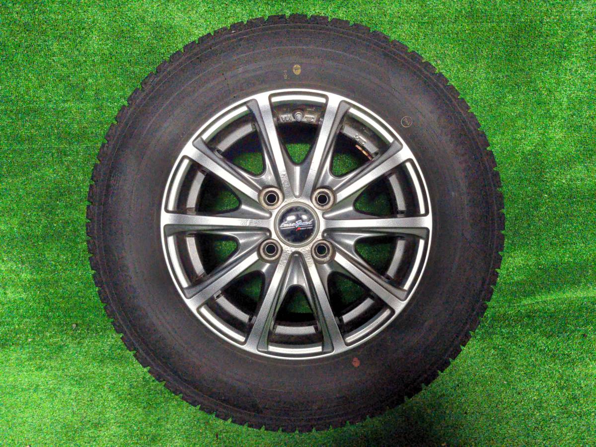 秋田発!! MANARAY SPORT EuroSpeed 13x5J 4穴 YOKOHAMA iceGUARD 155