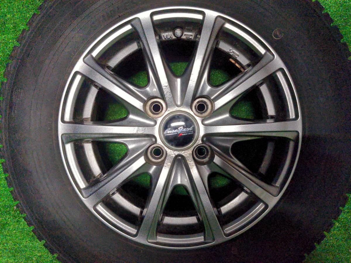 秋田発!! MANARAY SPORT EuroSpeed 13x5J 4穴 YOKOHAMA iceGUARD 155