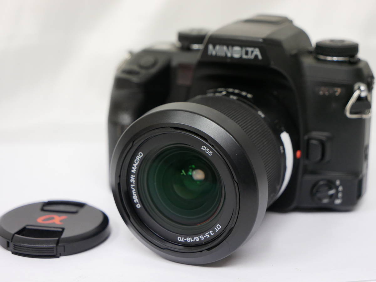 4345 MINOLTA A-7 18-70mm F3.5-5.6 Sony ミノルタ α-7 一眼レフフィルム