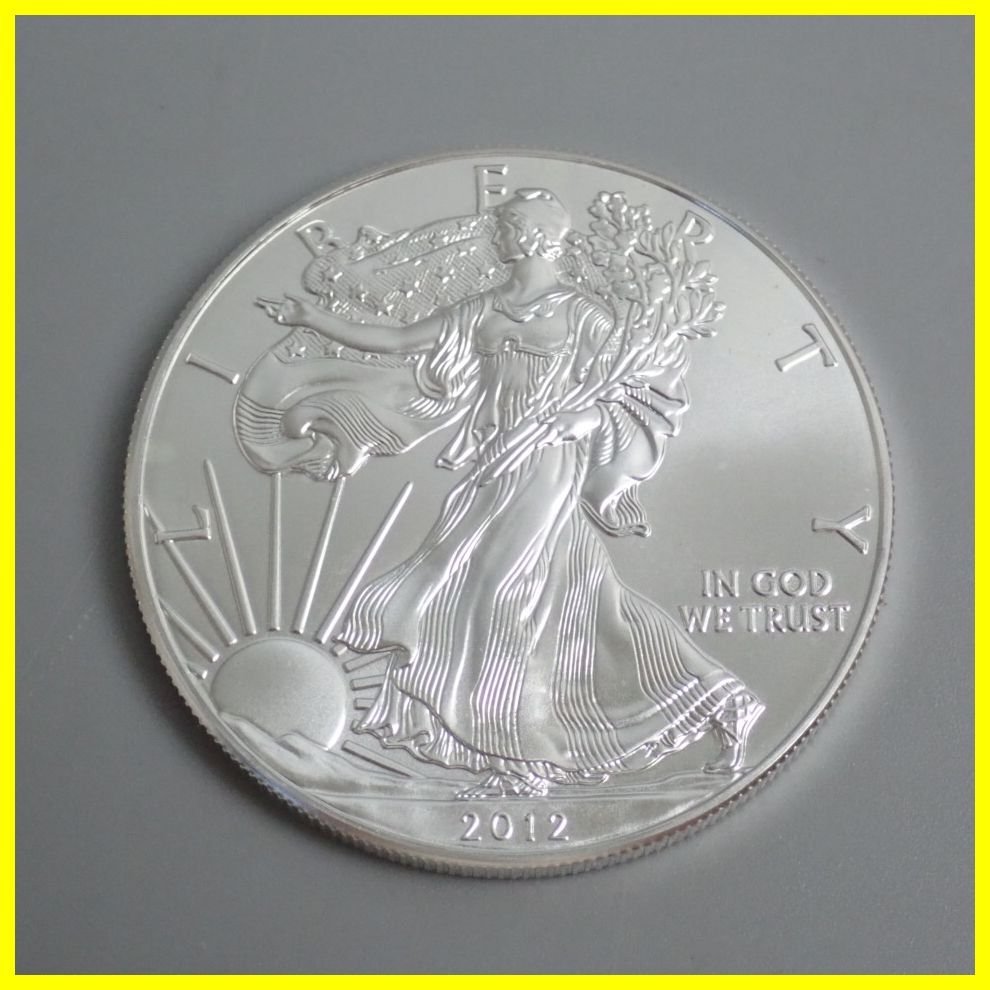 ☆未使用 アメリカ合衆国 2012 ウォーキングリバティ イーグル銀貨 1ドル/記念硬貨/貨幣/コイン/コレクション
